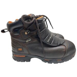 Timberland PRO Endurance Brown Leather Steel Toe Work Boot Brown Leather Size 7M